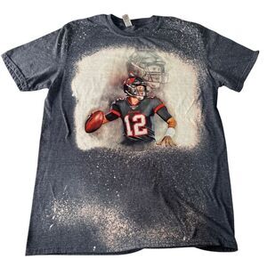Gildan Tom Brady Tampa Bay Buccaneers Football‎ Graphic T-Shirt Large NFL